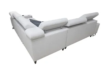 Morenia Hörnbäddsoffa Vänster - Vit - Möbler - Vardagsrum - Bäddsoffor - Hörnbäddsoffa