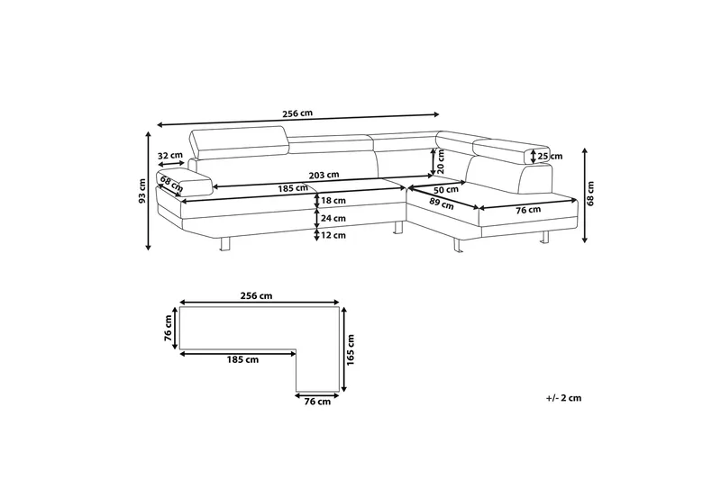 Norreia 5-sits Hörnbäddsoffa Vänster - Sammet/Grön - Möbler - Vardagsrum - Bäddsoffor - Hörnbäddsoffa