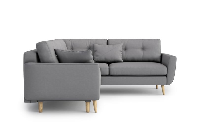 OSLO Bäddsoffa med Divan Grå - Möbler - Vardagsrum - Bäddsoffor - Hörnbäddsoffa