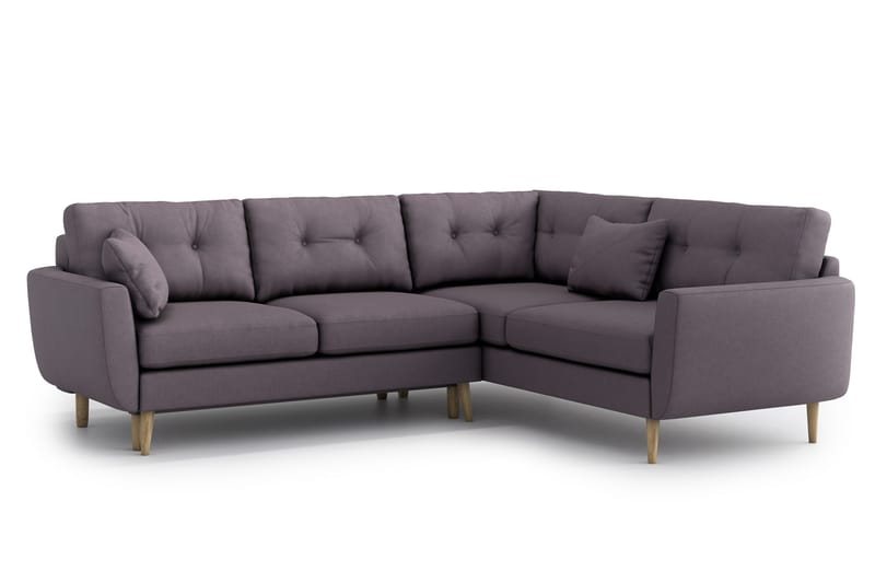 OSLO Bäddsoffa med Divan Lila - Möbler - Vardagsrum - Bäddsoffor - Hörnbäddsoffa