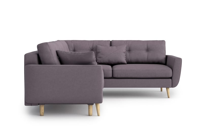 OSLO Bäddsoffa med Divan Lila - Möbler - Vardagsrum - Bäddsoffor - Hörnbäddsoffa