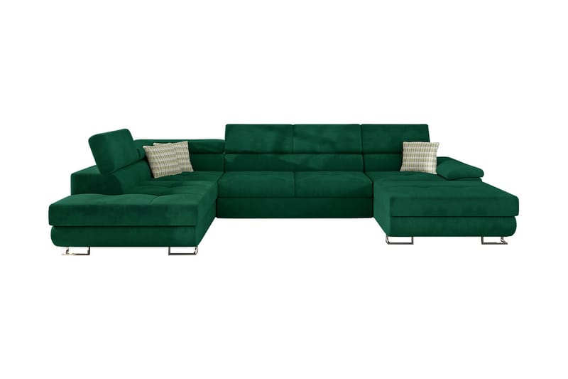 RAMERO Bäddsoffa Höger - Grön - Möbler - Vardagsrum - Bäddsoffor - Hörnbäddsoffa