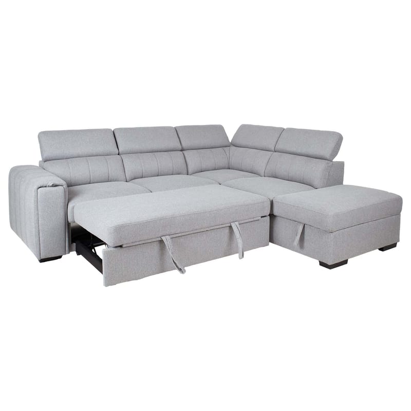 Hörnbäddsoffa Selmar Höger - Grå - Möbler - Vardagsrum - Bäddsoffor - Hörnbäddsoffa