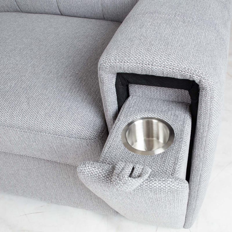 Hörnbäddsoffa Selmar Vänster - Grå - Möbler - Vardagsrum - Bäddsoffor - Hörnbäddsoffa