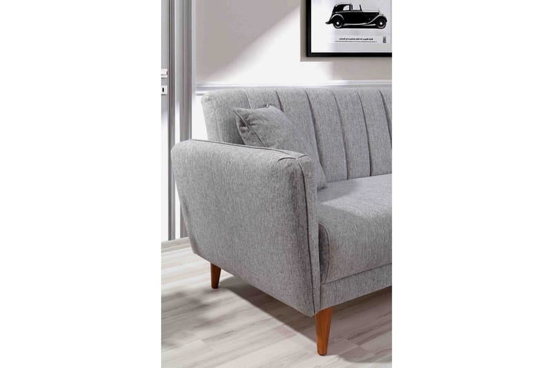SHIELA Hörnbäddsoffa Grå - Möbler - Vardagsrum - Bäddsoffor - Hörnbäddsoffa