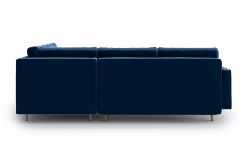 SHILOH Bäddsoffa med Divan Blå - Möbler - Vardagsrum - Bäddsoffor - Hörnbäddsoffa