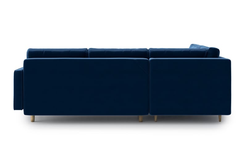 SHILOH Bäddsoffa med Divan Blå - Möbler - Vardagsrum - Bäddsoffor - Hörnbäddsoffa
