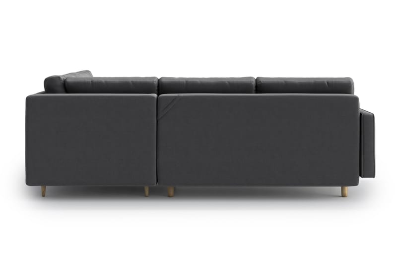 SHILOH Bäddsoffa med Divan Grå - Möbler - Vardagsrum - Bäddsoffor - Hörnbäddsoffa