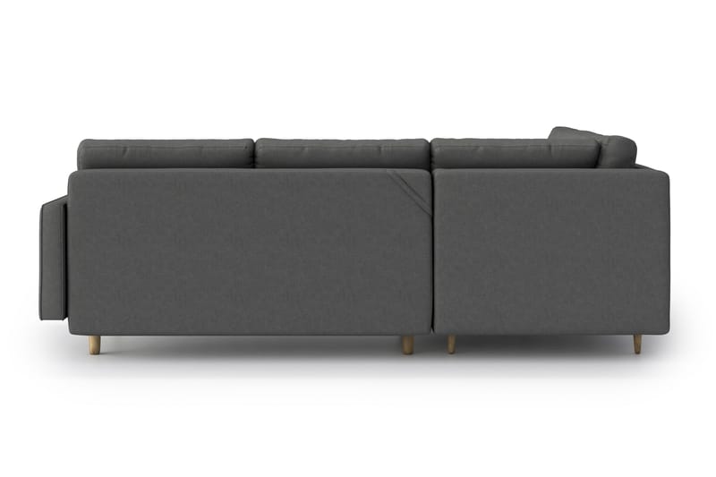 SHILOH Bäddsoffa med Divan Grå - Möbler - Vardagsrum - Bäddsoffor - Hörnbäddsoffa