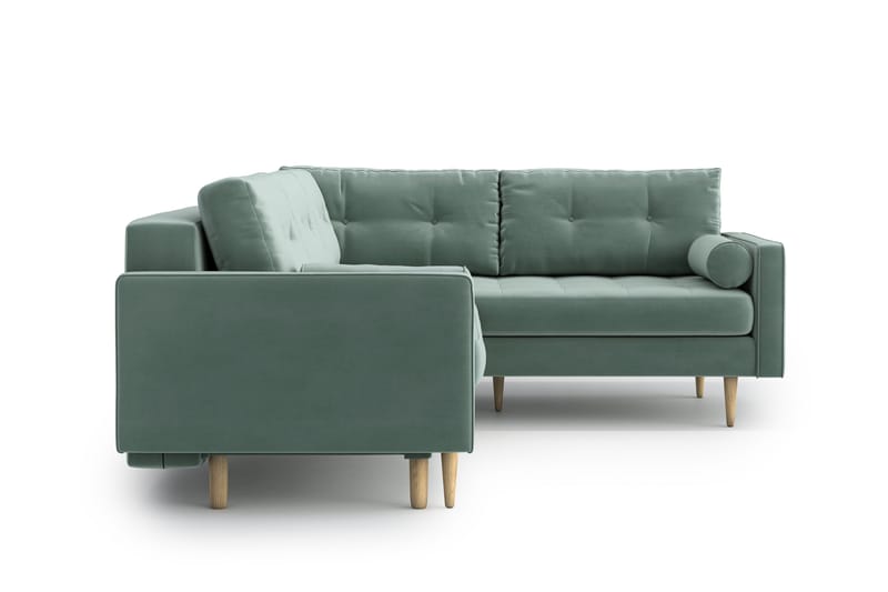 SHILOH Bäddsoffa med Divan Grön - Möbler - Vardagsrum - Bäddsoffor - Hörnbäddsoffa
