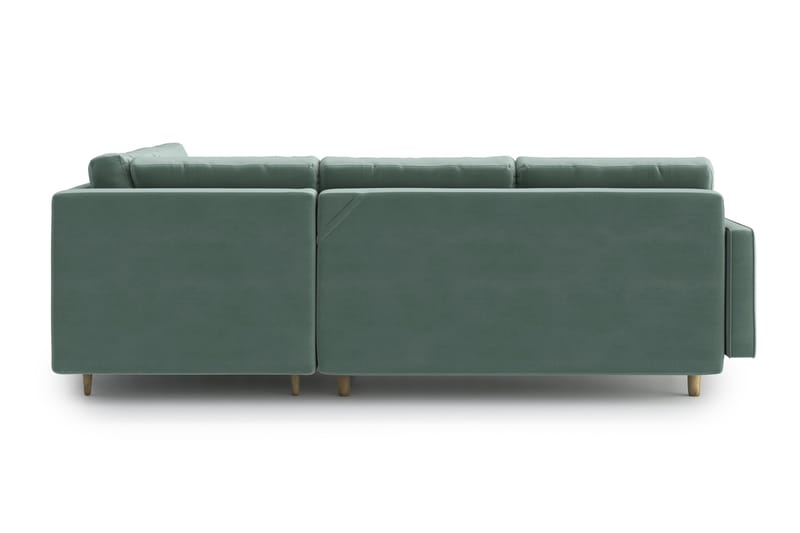 SHILOH Bäddsoffa med Divan Grön - Möbler - Vardagsrum - Bäddsoffor - Hörnbäddsoffa