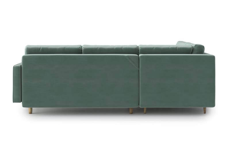 SHILOH Bäddsoffa med Divan Grön - Möbler - Vardagsrum - Bäddsoffor - Hörnbäddsoffa