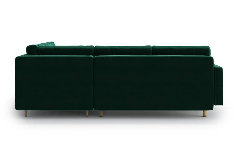 SHILOH Bäddsoffa med Divan Grön - Möbler - Vardagsrum - Bäddsoffor - Hörnbäddsoffa