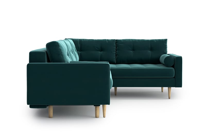 SHILOH Bäddsoffa med Divan Turkos - Möbler - Vardagsrum - Bäddsoffor - Hörnbäddsoffa