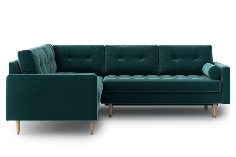 SHILOH Bäddsoffa med Divan Turkos - Möbler - Vardagsrum - Bäddsoffor - Hörnbäddsoffa