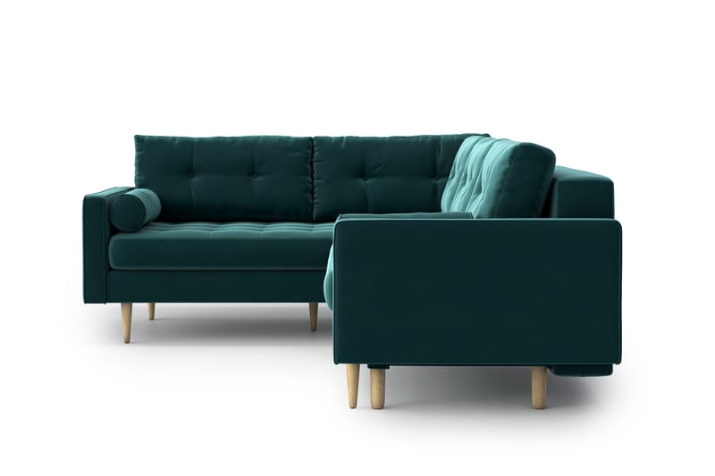 SHILOH Bäddsoffa med Divan Turkos - Möbler - Vardagsrum - Bäddsoffor - Hörnbäddsoffa