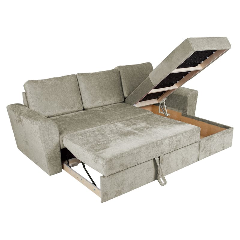 Hörnbäddsoffa Tjörnö - Beige - Möbler - Vardagsrum - Bäddsoffor - Hörnbäddsoffa