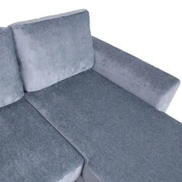 Hörnbäddsoffa Tjörnö - Blågrå - Möbler - Vardagsrum - Bäddsoffor