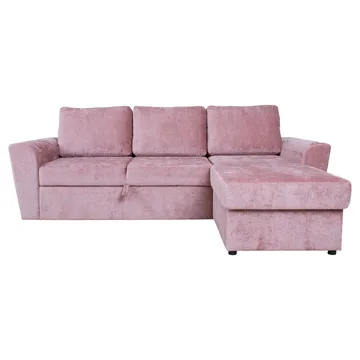 Hörnbäddsoffa Tjörnö - Rosa - Möbler - Vardagsrum - Bäddsoffor