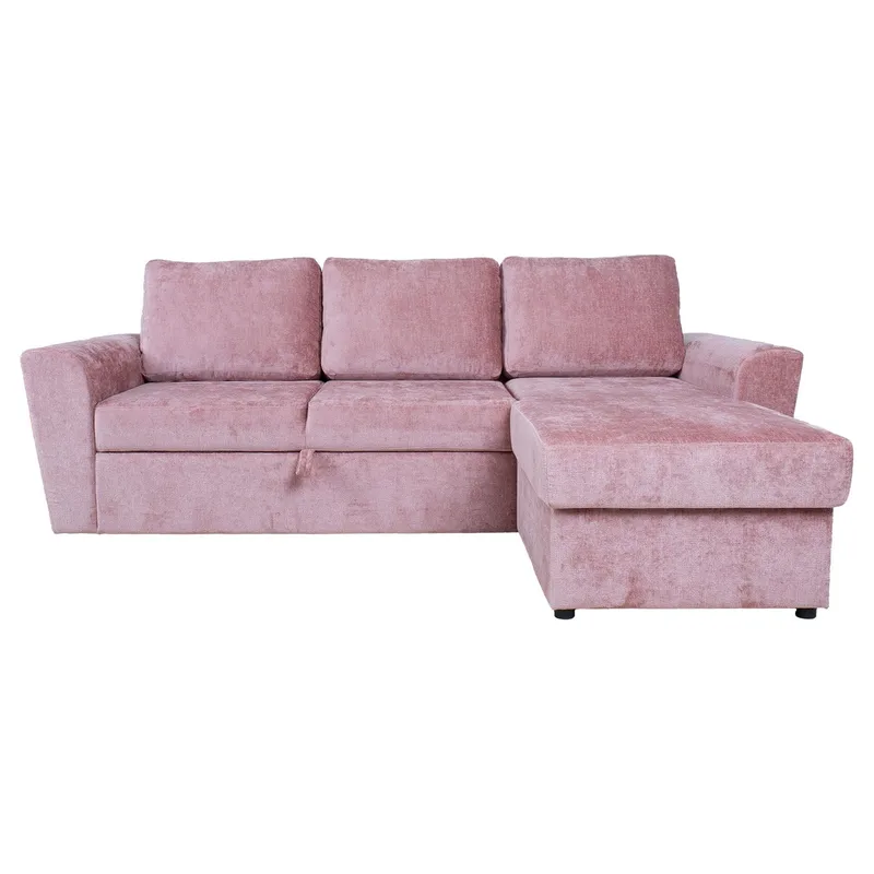 Hörnbäddsoffa Tjörnö - Rosa - Möbler - Vardagsrum - Bäddsoffor