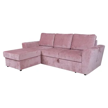 Hörnbäddsoffa Tjörnö - Rosa - Möbler - Vardagsrum - Bäddsoffor