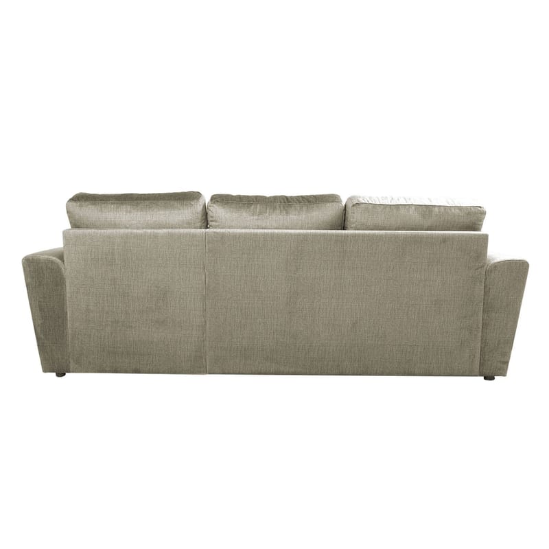 Hörnbäddsoffa Tjörnö sammet - beige sammet - Möbler - Vardagsrum - Bäddsoffor