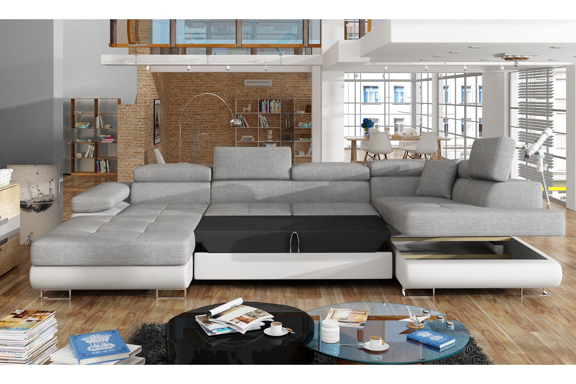 Vueltas H&ouml;rnb&auml;ddsoffa - Gr&aring;