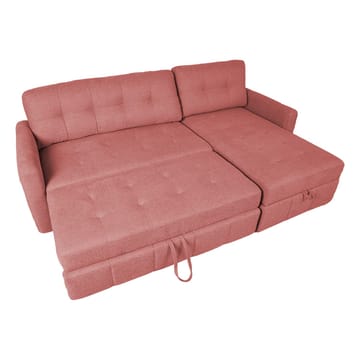 Hörnbäddsoffa Porsen - Rosa - Möbler - Vardagsrum - Bäddsoffor