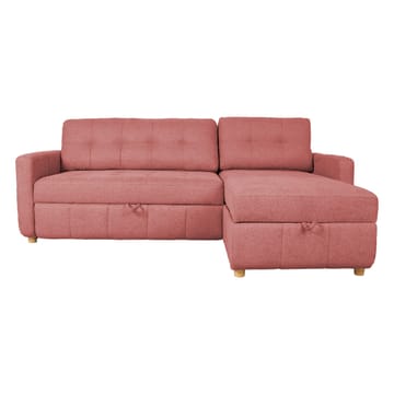 Hörnbäddsoffa Porsen - Rosa - Möbler - Vardagsrum - Bäddsoffor
