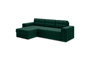 Hörnsoffa Eltap Blenvi 260x150x82 cm - Lukso 35, Grön - Möbler - Vardagsrum - Bäddsoffor