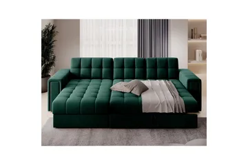 Hörnsoffa Eltap Blenvi 260x150x82 cm - Lukso 35, Grön - Möbler - Vardagsrum - Bäddsoffor
