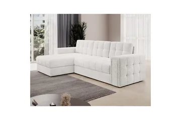 Hörnsoffa Eltap Blenvi 260x150x82 cm - Royal 01, Vit - Möbler - Vardagsrum - Bäddsoffor