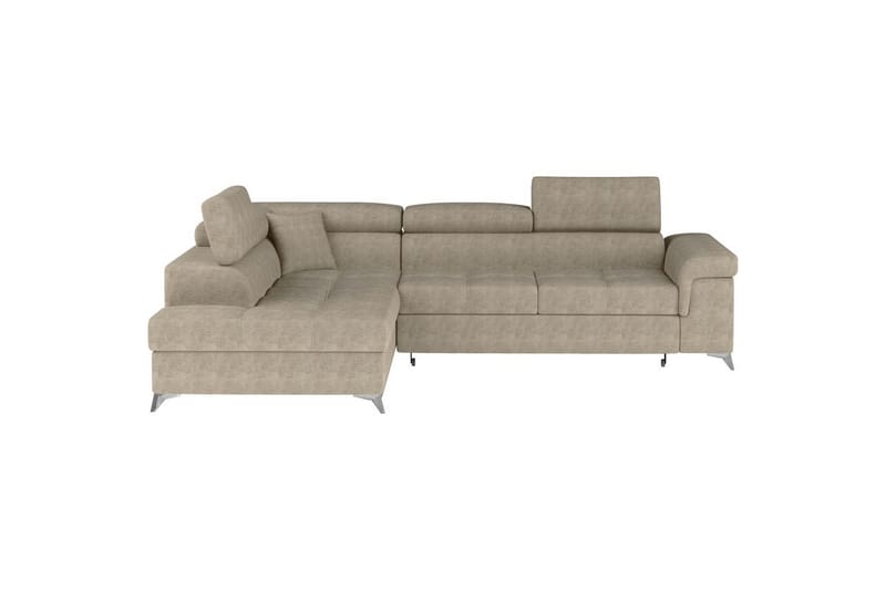 Hörnsoffa Eltap Eridano 275x202x88 cm, Amore 18, Beige, Vänster