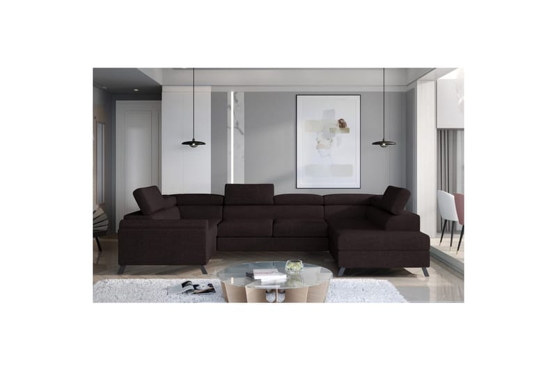 Hörnsoffa Eltap Escada 336x200x92 cm - Sawana 26, Höger - Möbler - Vardagsrum - Bäddsoffor - Hörnbäddsoffa