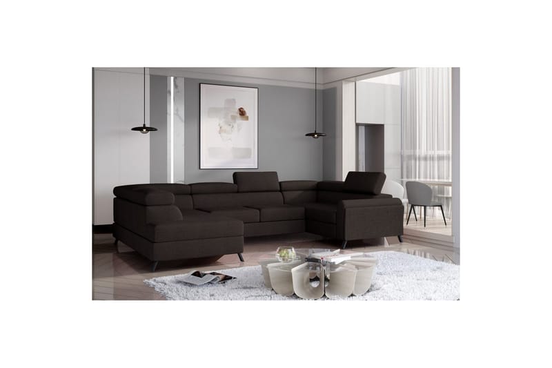 Hörnsoffa Eltap Escada 336x200x92 cm - Sawana 26, Vänster - Möbler - Vardagsrum - Bäddsoffor - Hörnbäddsoffa