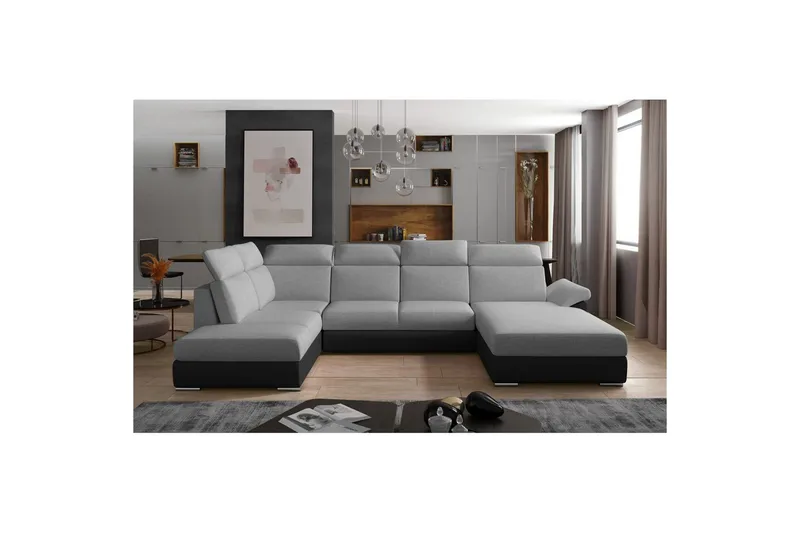 Hörnsoffa Eltap Evanell 336x211x102 cm - Sawana 21, Soft 11, Höger - Möbler - Vardagsrum - Bäddsoffor - U bäddsoffa