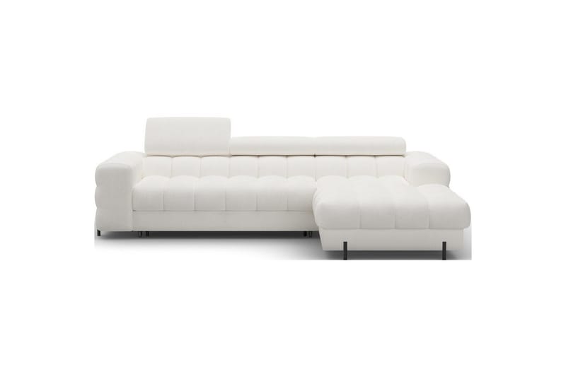 Hörnsoffa Eltap Felro 285x181x93 cm - Amore 01, Vit, Höger - Möbler - Vardagsrum - Bäddsoffor