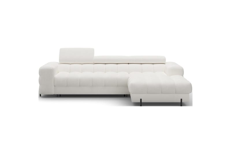 Hörnsoffa Eltap Felro 285x181x93 cm - Amore 01, Vit, Höger - Möbler - Vardagsrum - Bäddsoffor