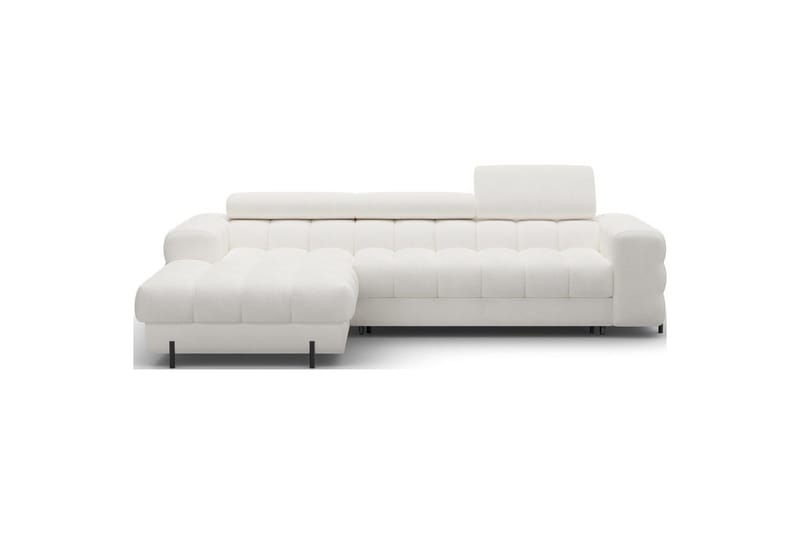 Hörnsoffa Eltap Felro 285x181x93 cm - Amore 01, Vit, Vänster - Möbler - Vardagsrum - Bäddsoffor