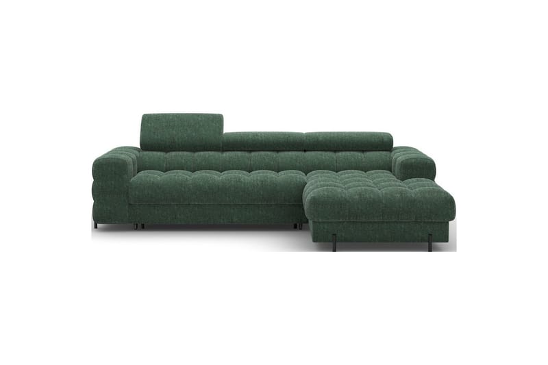 Hörnsoffa Eltap Felro 285x181x93 cm - Amore 35, Grön, Höger - Möbler - Vardagsrum - Bäddsoffor