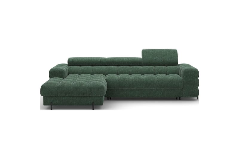 Hörnsoffa Eltap Felro 285x181x93 cm - Amore 35, Grön, Vänster - Möbler - Vardagsrum - Bäddsoffor