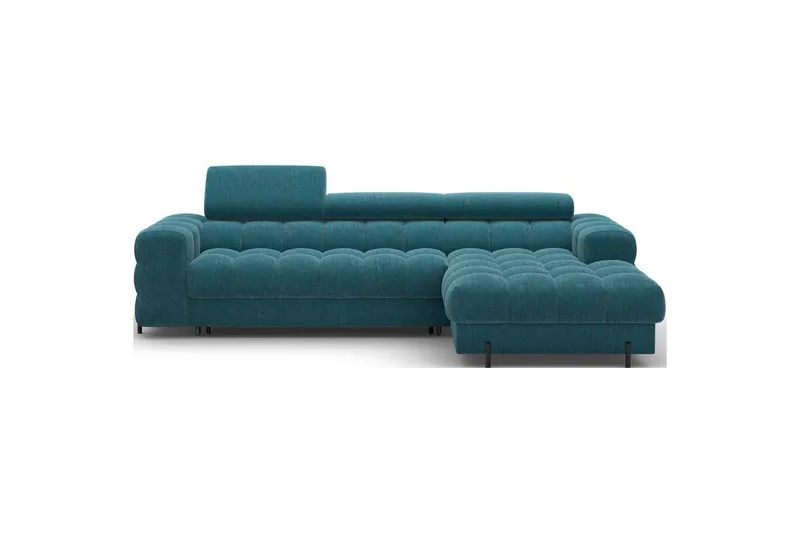 Hörnsoffa Eltap Felro 285x181x93 cm, Amore 40, Blå, Höger