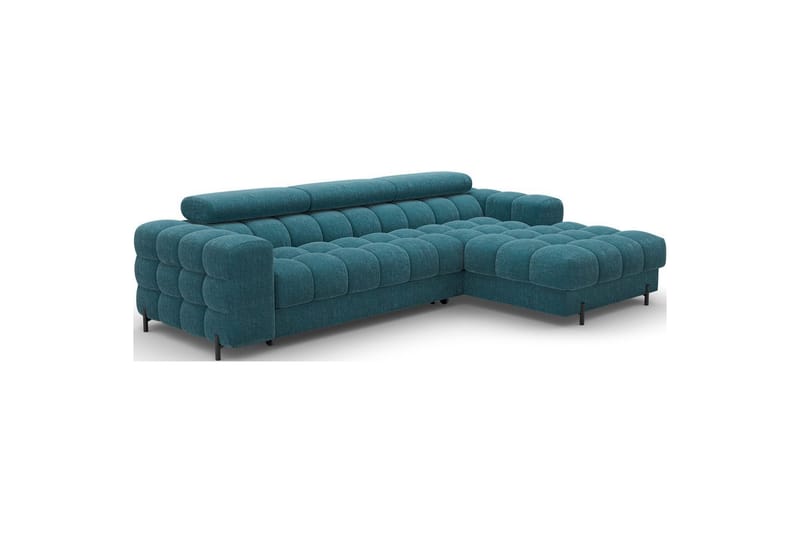 Hörnsoffa Eltap Felro 285x181x93 cm - Amore 40, Blå, Höger - Möbler - Vardagsrum - Bäddsoffor