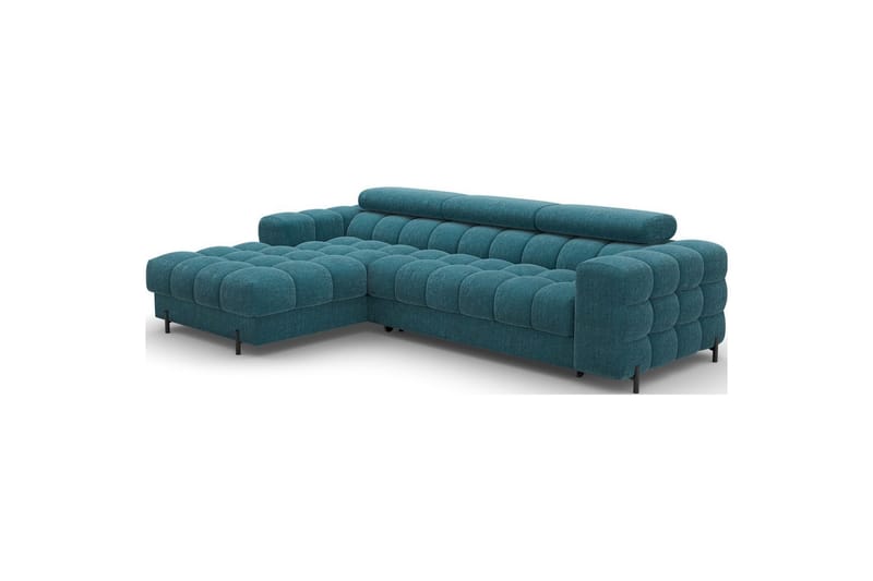 Hörnsoffa Eltap Felro 285x181x93 cm - Amore 40, Blå, Vänster - Möbler - Vardagsrum - Bäddsoffor