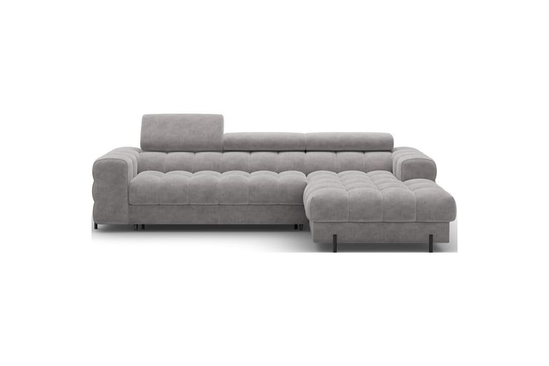 Hörnsoffa Eltap Felro 285x181x93 cm - Aura 04, Grå, Höger - Möbler - Vardagsrum - Bäddsoffor
