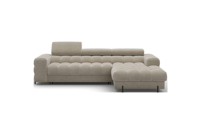 Hörnsoffa Eltap Felro 285x181x93 cm - Aura 18, Beige, Höger - Möbler - Vardagsrum - Bäddsoffor