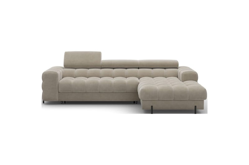 Hörnsoffa Eltap Felro 285x181x93 cm - Aura 18, Beige, Höger - Möbler - Vardagsrum - Bäddsoffor