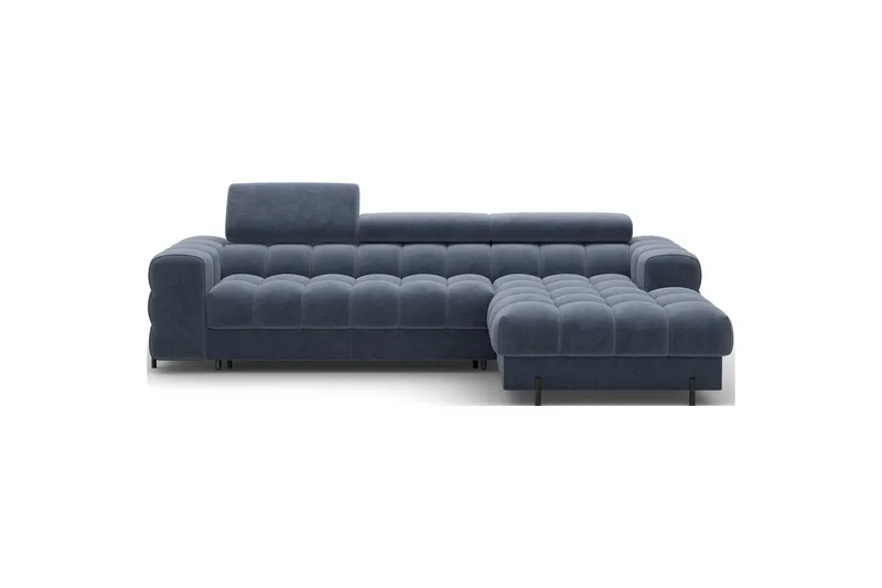 Hörnsoffa Eltap Felro 285x181x93 cm - Aura 40, Blå, Höger - Möbler - Vardagsrum - Bäddsoffor