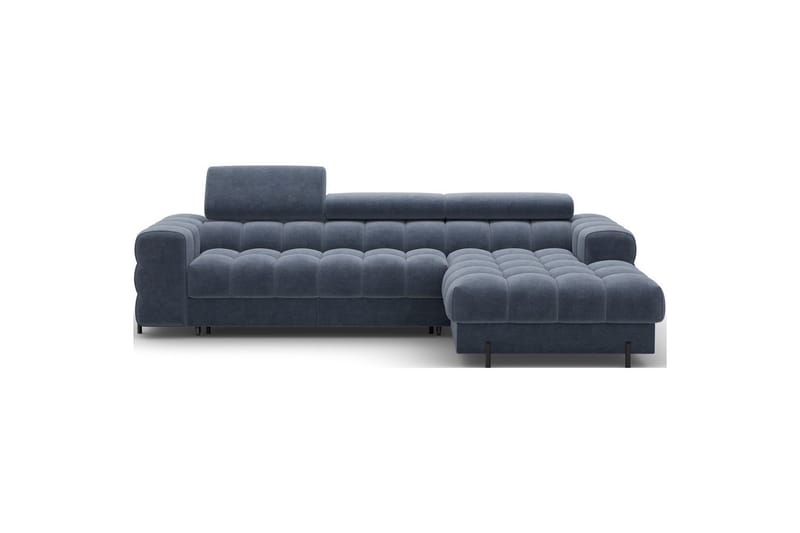 Hörnsoffa Eltap Felro 285x181x93 cm - Aura 40, Blå, Höger - Möbler - Vardagsrum - Bäddsoffor