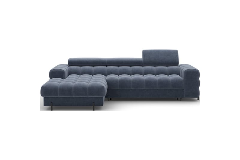 Hörnsoffa Eltap Felro 285x181x93 cm - Aura 40, Blå, Vänster - Möbler - Vardagsrum - Bäddsoffor